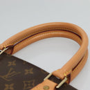 LOUIS VUITTON Monogram Sac Plat Hand Bag M51140 LV Auth 119655-8