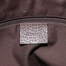 GUCCI GG Canvas Web Sherry Line Hand Bag Beige Silver 145759 Auth 119676-20