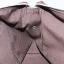 GUCCI GG Canvas Web Sherry Line Hand Bag Beige Silver 145759 Auth 119676-21