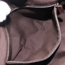 GUCCI GG Canvas Web Sherry Line Hand Bag Beige Silver 145759 Auth 119676-23