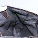 FENDI Zucca Canvas Hand Bag Khaki Auth 119690-18