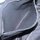 FENDI Zucca Canvas Tote Bag Black Silver Auth 119700-11