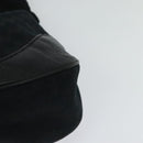 GUCCI GG Canvas Shoulder Bag Black Gold 203503 Auth 119701-16