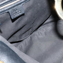 GUCCI GG Canvas Shoulder Bag Black Gold 203503 Auth 119701-10
