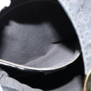 GUCCI GG Canvas Shoulder Bag Black Gold 203503 Auth 119701-11