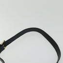 GUCCI GG Canvas Shoulder Bag Black Gold 203503 Auth 119701-8