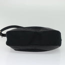 GUCCI GG Canvas Shoulder Bag Black Gold 203503 Auth 119701-5