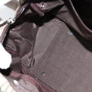 BURBERRY Nova Check Hand Bag Canvas Beige Silver Auth 119702A-18