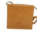 CELINE C Macadam Canvas Shoulder Bag Leather Brown gold Auth 119706A-2