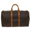 LOUIS VUITTON Monogram Keepall 50 Boston Bag M41426 LV Auth 119713-2