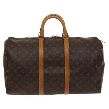LOUIS VUITTON Monogram Keepall 50 Boston Bag M41426 LV Auth 119713 - 0