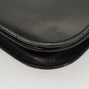 Christian Dior Shoulder Bag Leather Black Gold Auth 119719-13