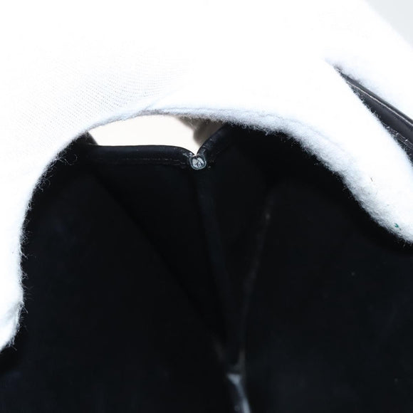 Christian Dior Shoulder Bag Leather Black Gold Auth 119719