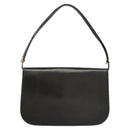 Christian Dior Shoulder Bag Leather Black Gold Auth 119719-3