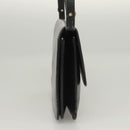 Christian Dior Shoulder Bag Leather Black Gold Auth 119719-5