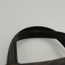 CELINE Macadam Canvas Hand Bag PVC Leather Black Gold Auth 119720-14