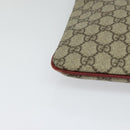 GUCCI GG Supreme Hand Bag PVC Beige Silver 117551 Auth 119722-9