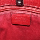 GUCCI GG Supreme Hand Bag PVC Beige Silver 117551 Auth 119722-10