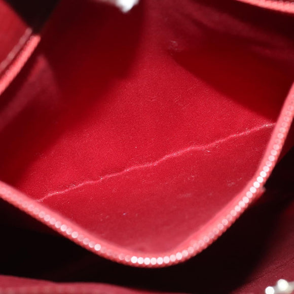 GUCCI GG Supreme Hand Bag PVC Beige Silver 117551 Auth 119722