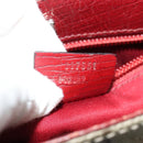 GUCCI GG Supreme Hand Bag PVC Beige Silver 117551 Auth 119722-12