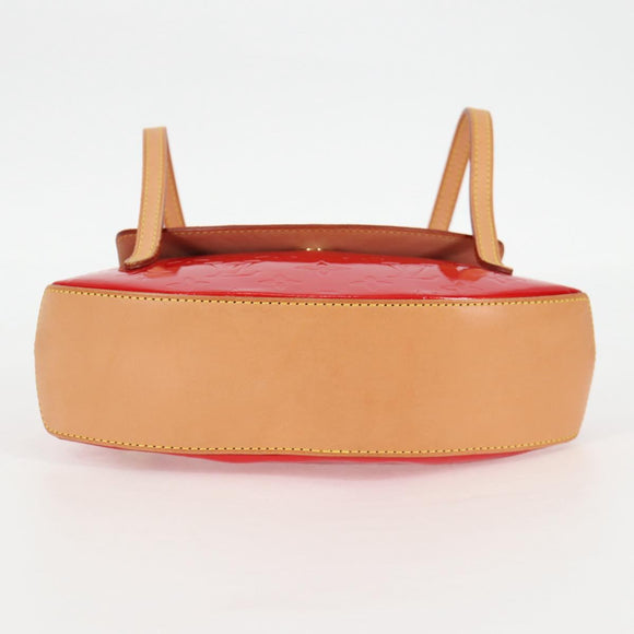 LOUIS VUITTON Vernis Biscayne Bay PM Shoulder Bag Red M91291 LV Auth 119730A