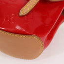 LOUIS VUITTON Vernis Biscayne Bay PM Shoulder Bag Red M91291 LV Auth 119730A-16