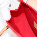 LOUIS VUITTON Vernis Biscayne Bay PM Shoulder Bag Red M91291 LV Auth 119730A-21