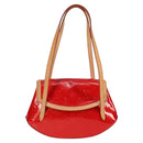 LOUIS VUITTON Vernis Biscayne Bay PM Shoulder Bag Red M91291 LV Auth 119730A-13