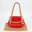 LOUIS VUITTON Vernis Biscayne Bay PM Shoulder Bag Red M91291 LV Auth 119730A-12