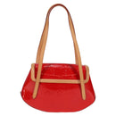 LOUIS VUITTON Vernis Biscayne Bay PM Shoulder Bag Red M91291 LV Auth 119730A-2