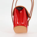 LOUIS VUITTON Vernis Biscayne Bay PM Shoulder Bag Red M91291 LV Auth 119730A-4