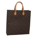 LOUIS VUITTON Monogram Sac Plat Hand Bag M51140 LV Auth 119745-1