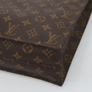 LOUIS VUITTON Monogram Sac Plat Hand Bag M51140 LV Auth 119745-15