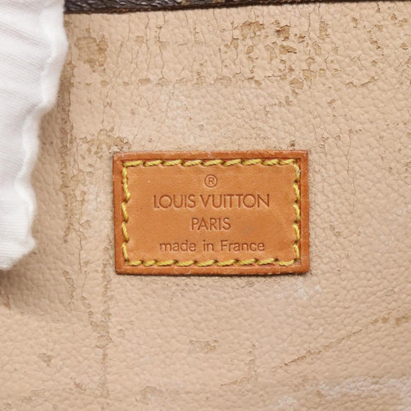 LOUIS VUITTON Monogram Sac Plat Hand Bag M51140 LV Auth 119745