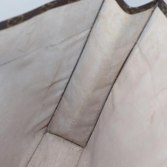 LOUIS VUITTON Monogram Sac Plat Hand Bag M51140 LV Auth 119745