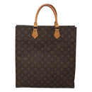 LOUIS VUITTON Monogram Sac Plat Hand Bag M51140 LV Auth 119745-13
