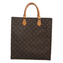 LOUIS VUITTON Monogram Sac Plat Hand Bag M51140 LV Auth 119745-2