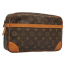 LOUIS VUITTON Monogram Compiegne 28 Clutch Bag M51845 LV Auth 119755-1
