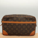LOUIS VUITTON Monogram Compiegne 28 Clutch Bag M51845 LV Auth 119755-12