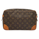 LOUIS VUITTON Monogram Compiegne 28 Clutch Bag M51845 LV Auth 119755-2