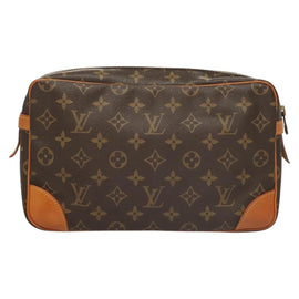 LOUIS VUITTON Monogram Compiegne 28 Clutch Bag M51845 LV Auth 119755 - 0