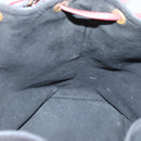 LOUIS VUITTON Epi Noe Shoulder Bag Bicolor Black Red M44017 LV Auth 119756-19