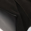 Salvatore Ferragamo Vala Hand Bag Canvas Dark Brown Gold Auth 119792-15
