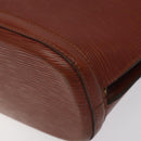 LOUIS VUITTON Epi Lussac Schultertasche Braun M52283 LV Auth 119810-15