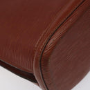LOUIS VUITTON Epi Lussac Schultertasche Braun M52283 LV Auth 119810-16