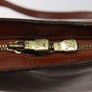 LOUIS VUITTON Epi Lussac Schultertasche Braun M52283 LV Auth 119810-10