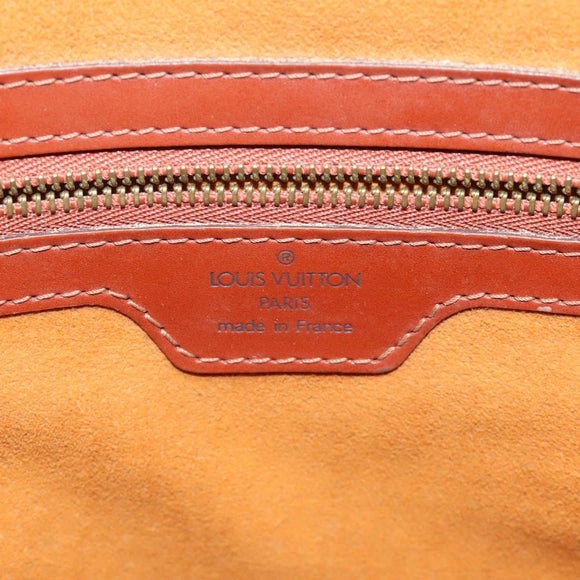 LOUIS VUITTON Epi Lussac Schultertasche Braun M52283 LV Auth 119810