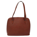 LOUIS VUITTON Epi Lussac Schultertasche Braun M52283 LV Auth 119810-13