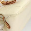 LOUIS VUITTON Monogram Vernis Rosewood Avenue Hand Bag Perle M93508 Auth 119811-15