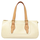 LOUIS VUITTON Monogram Vernis Rosewood Avenue Hand Bag Perle M93508 Auth 119811-13